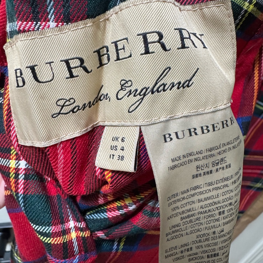 Burberry reversible Gabardine trench coat - Picture 9 of 12